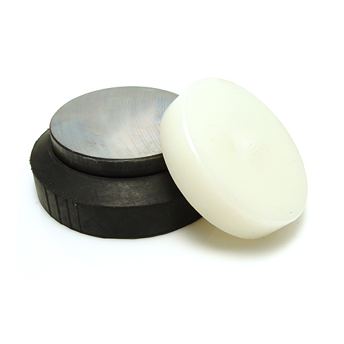 Jewelry Making Tools Bench Block with Steel and Nylon Blocks and Rubber base